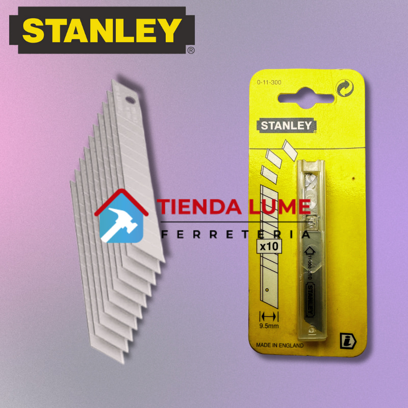 Repuesto Cutter 9mm 10 Un Stanley