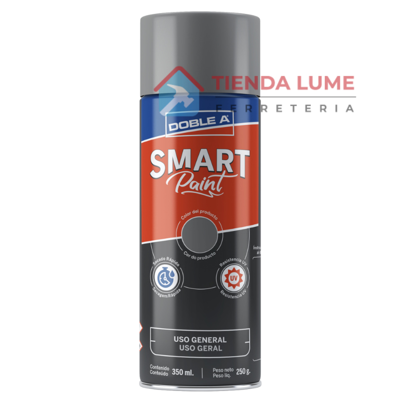 Pintura En Aerosol Aa Smart X 350 ML Aluminio