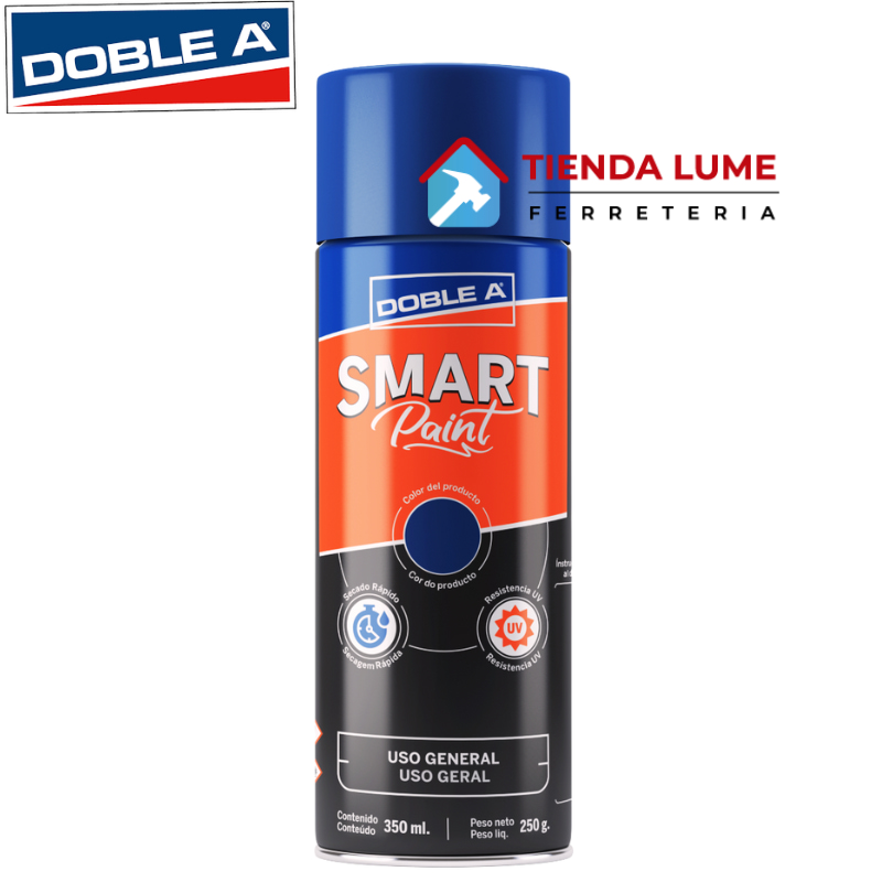 Pintura En Aerosol Aa Smart X 350 Ml Azul