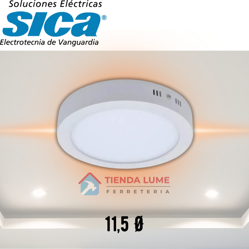 Plafon Led Sica Redondo 6W Calida 911650