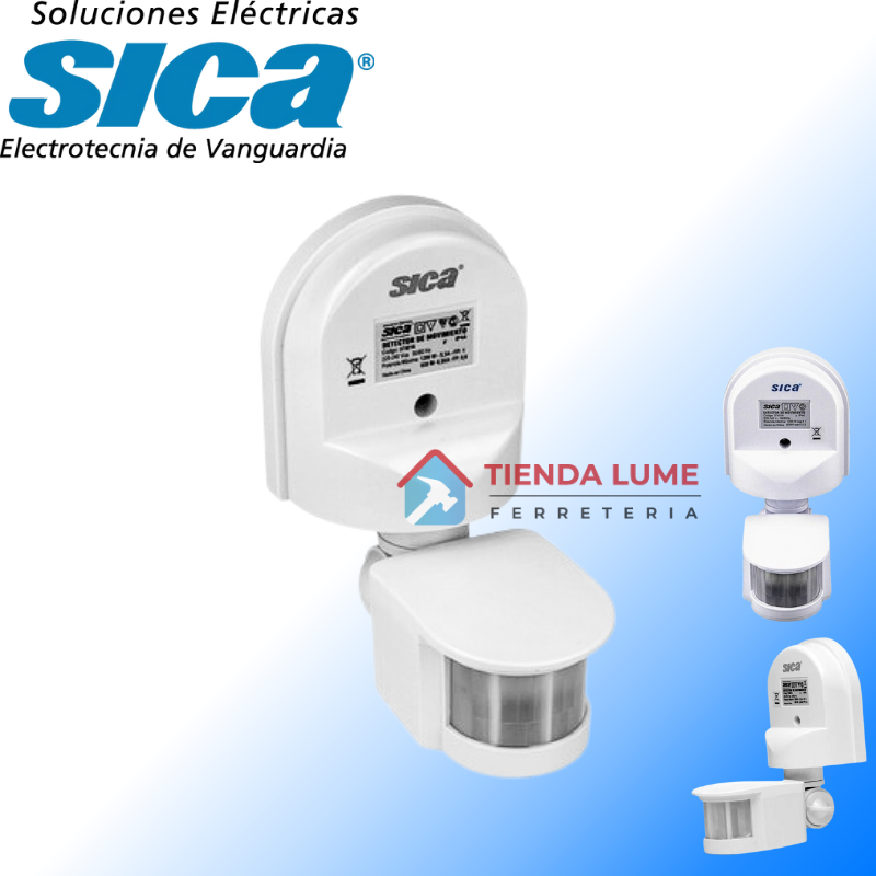 Sensor Movimiento Sica Exterior Pared 374016