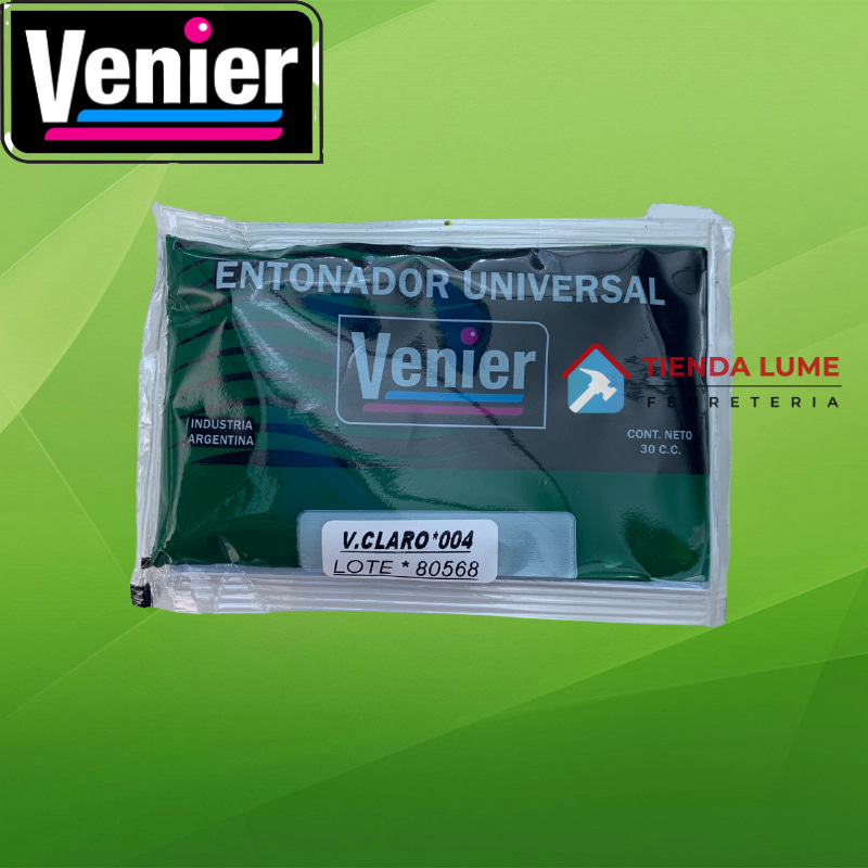 Venier Entonador Verde Claro x 30 CC