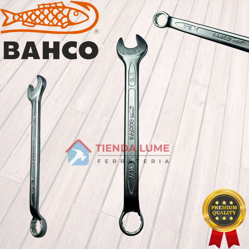 Llave Combinada Bahco Pu 7/16 - Pulgadas