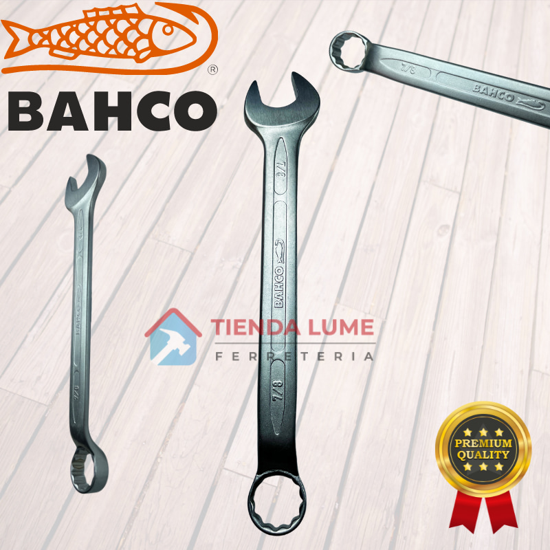 Llave Combinada Bahco Pu 7/8 - Pulgadas