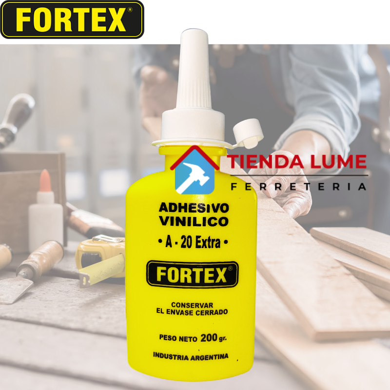 Fortex Adhesivo Vinilico Cola Carpintero Pomo 200grs.