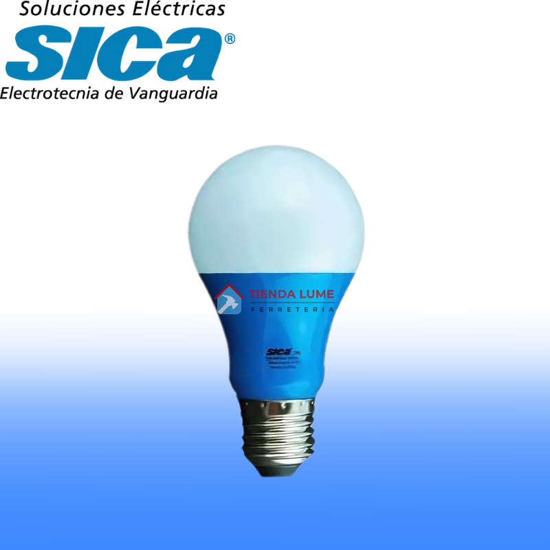 Lampara Bulbo 3W Led Sica Azul