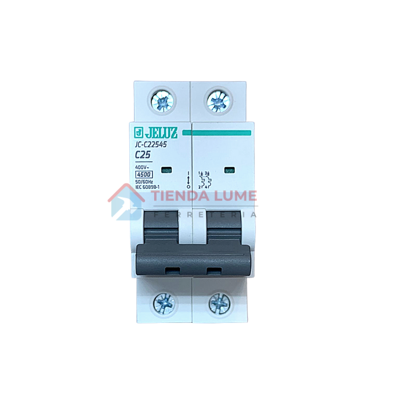 Llave Termica Din Jeluz 2 X 25