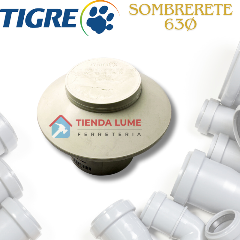 Sombrerete Pvc  63 Tigre Ramat