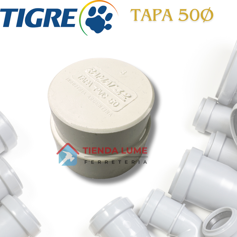 Tapa Pvc  50 Tigre Ramat