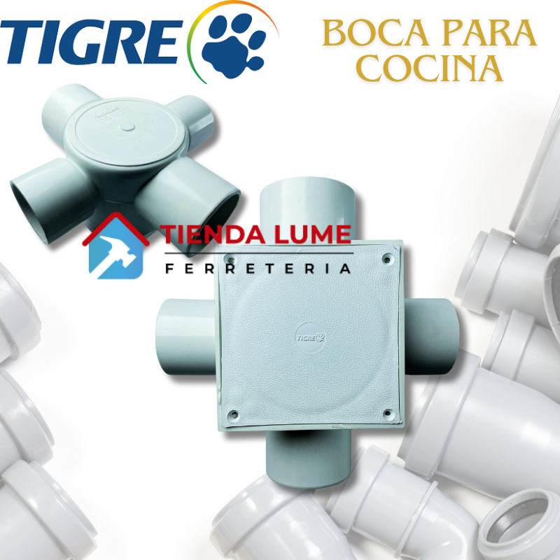 Boca Acceso Pvc P/Cocina T/Ciega Tigre Ramat