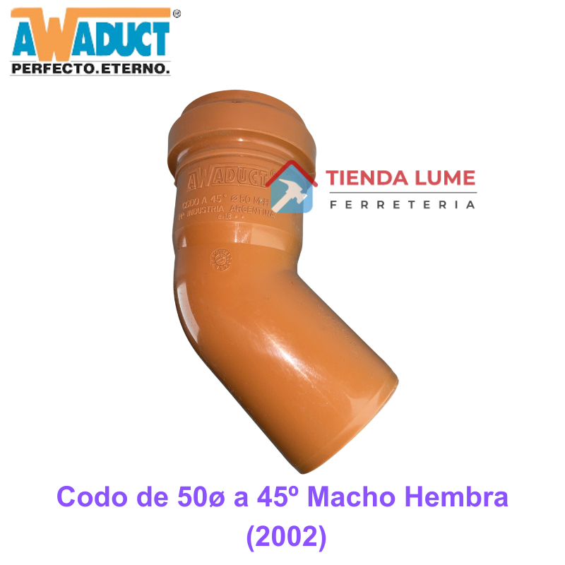 Codo De 50 A 45 Awaduct MH (2002)