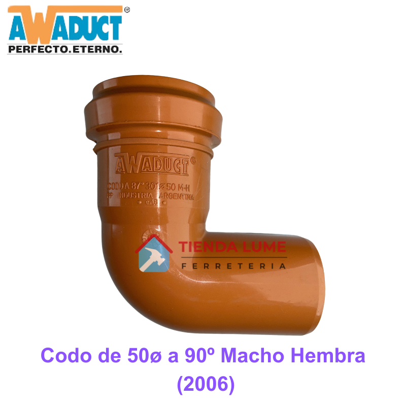 Codo De 50 A 90 Awaduct MH (2006)