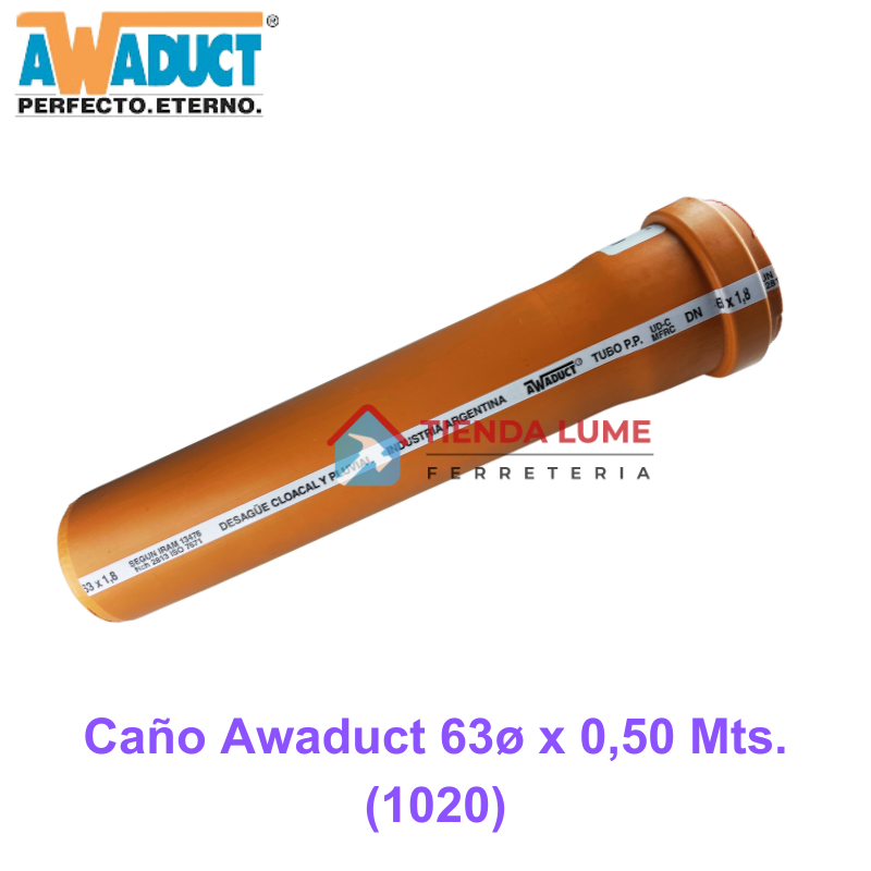 Caño Awaduct 63X0,50Mts. (1020)