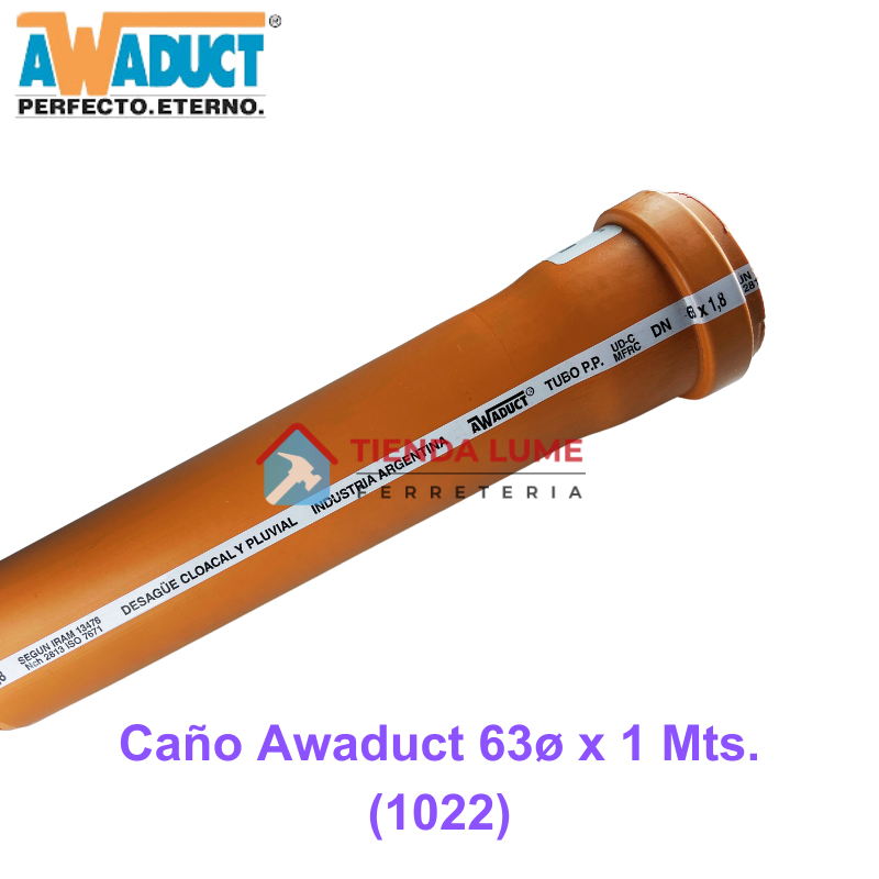 Caño Awaduct 63X1Mts. (1022)