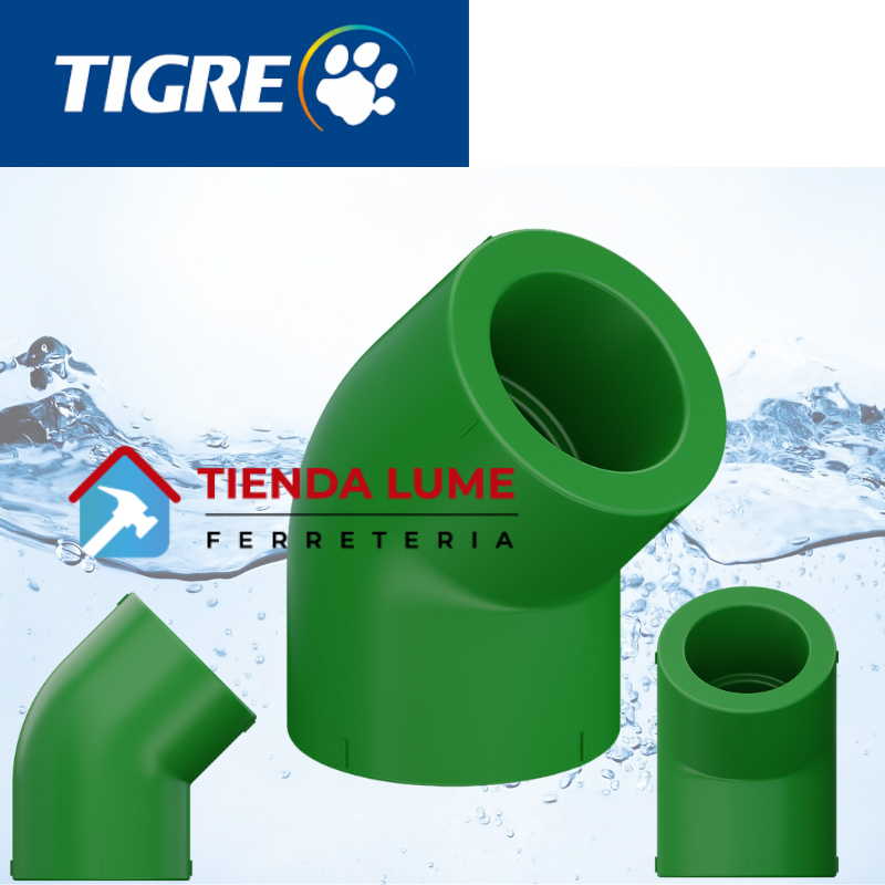 Codo De 32 A 45 Tigre Fusion