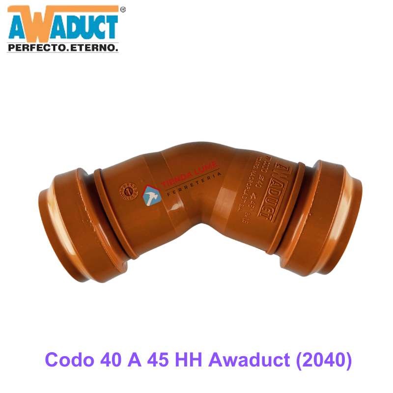 Codo 40 A 45 HH Awaduct (2040)