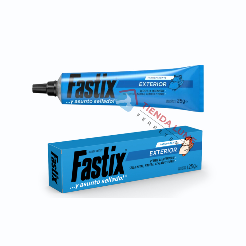 Fastix Exterior Sellador De Silicona Antihongos Transparente 25 Grs