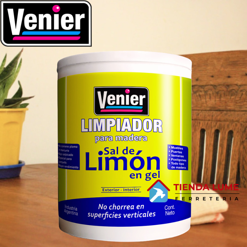 Venier Limpiador Madera Sal De Limon Gel x 1L