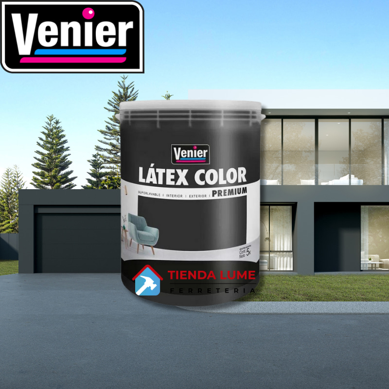 Venier Latex Color Premium Negro Elegante Mate x 1.25kg