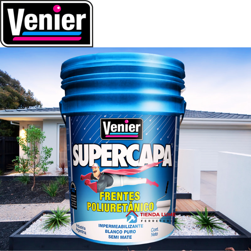 Venier Supercapa Frentes Poliuretanico Blanco X 25 Kg