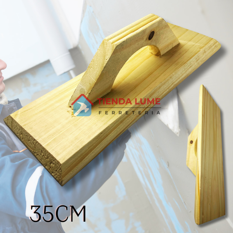 Fratacho Madera Pino 12 X 35 Cms Promaxx