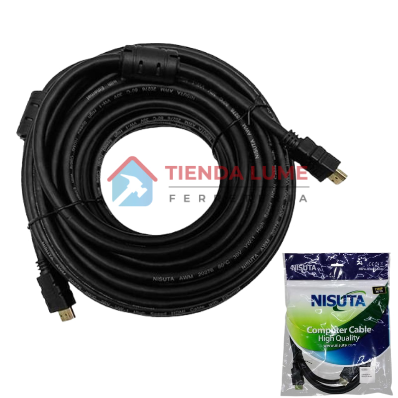 Cable Hdmi De 7M Dorado V2.0 Con Filtros 2160P 4K X 2K