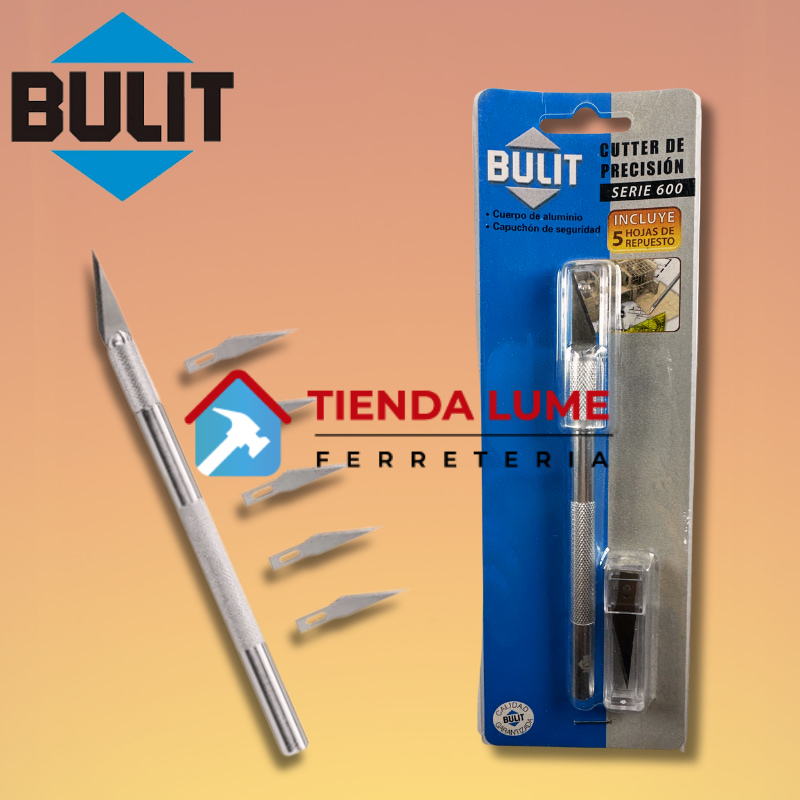 Cutter De Precisión Bulit Serie 600 Cuerpo De Aluminio