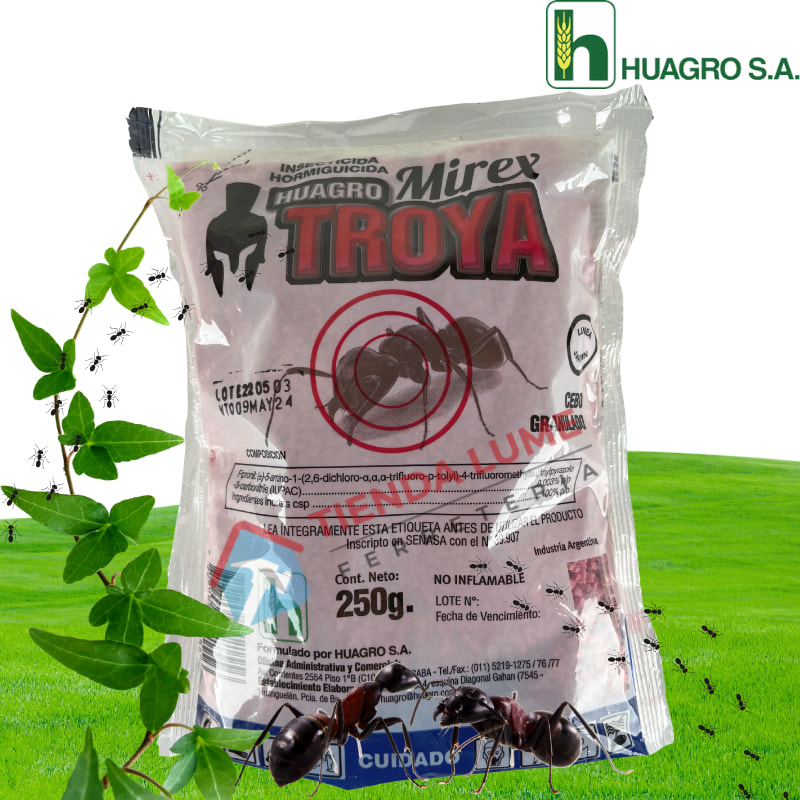 Insecticida Hormiguicida Mirex Troya Cebo Granulado X 250gr