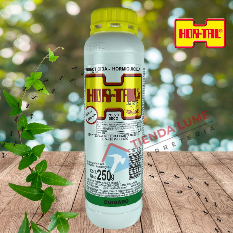 Hortal Hormiguicida Jardín 250g Insecticida Polvo Seco