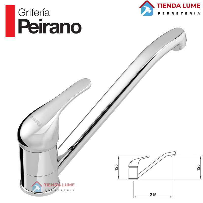 Renacer Canilla Monocomando Cocina 20-102 Peirano 