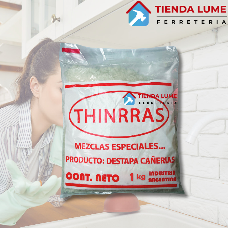 Destapa Cañeria (Soda Caustica) Thinrras 1 Kg